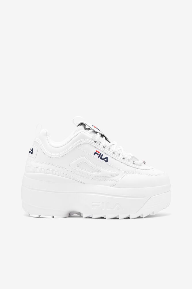 Fila Trainers Womens White Disruptor 2 Wedge - Ireland 03968-ZIKC